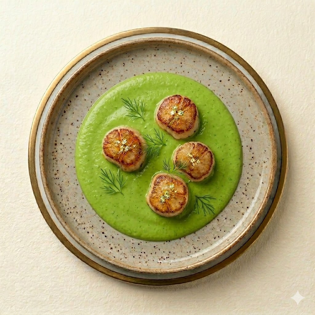 Sea Scallops on Puree